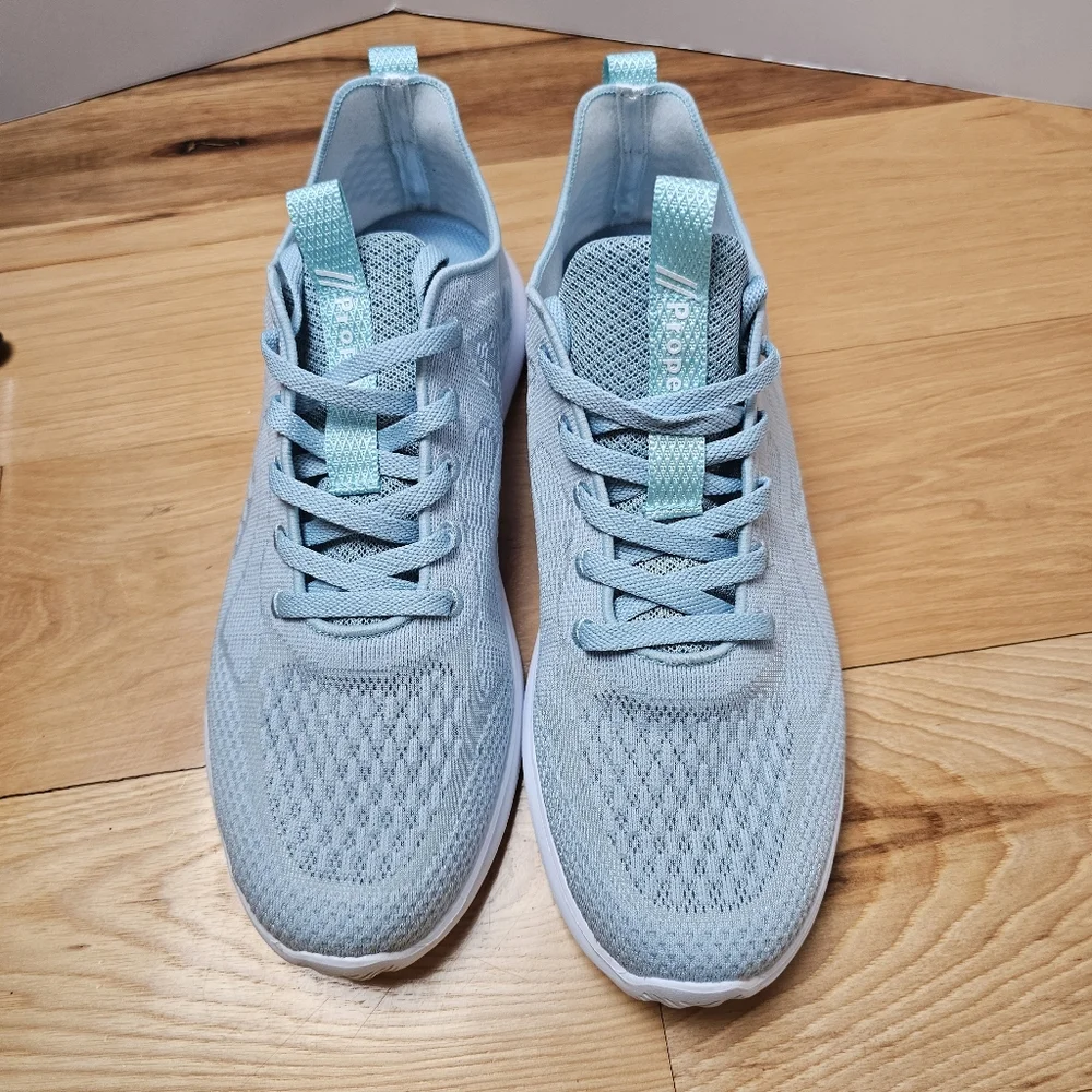 Propet Women's Travelbound Spright Baby Blue Sneakers Size 9 Orthodic Arch Walk‎